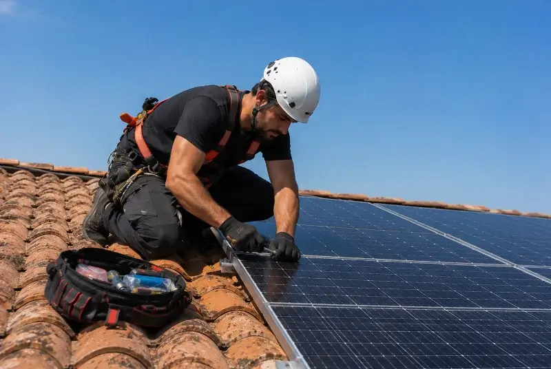 Maintenance et monitoring de panneaux solaires à Narcastet